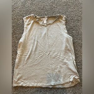 Athleta Light tan Muscle Tee